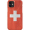 Switzerland Flag Distressed iPhone 12 Mini Lite Case